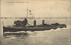 Ocean Going Torpedo Boat Postcard