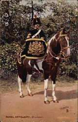 Royal Artillery Drummer Postcard