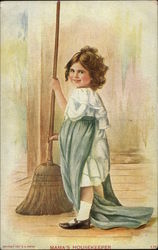 Mama's Housekeeper Postcard