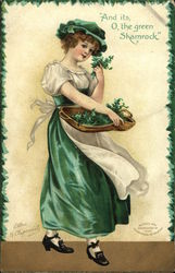 "And its, O, the green Shamrock" St. Patrick's Day Postcard Postcard