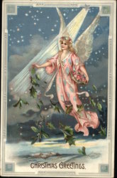 Christmas Greetings Postcard