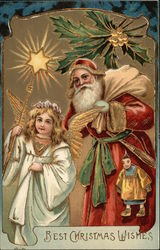 Best Christmas Wishes Postcard