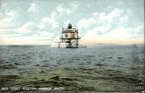 Bug Light, Boston Harbor, Mass Massachusetts