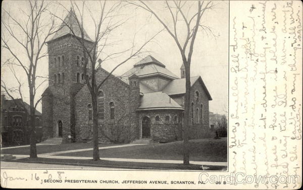 Second Presbyterian Church, Jefferson Avenue Scranton Pennsylvania