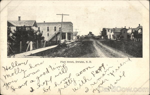 Platt Street Dwight North Dakota