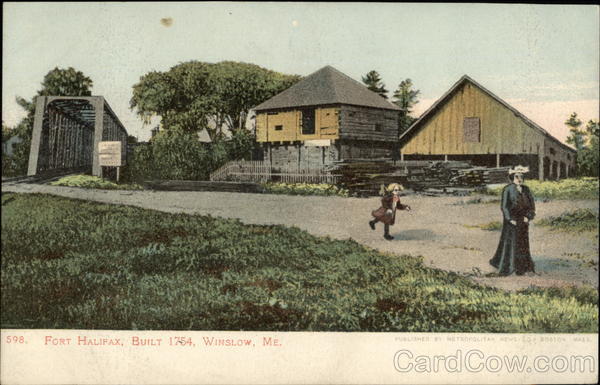 Fort Halifax, built 1754 Winslow Maine