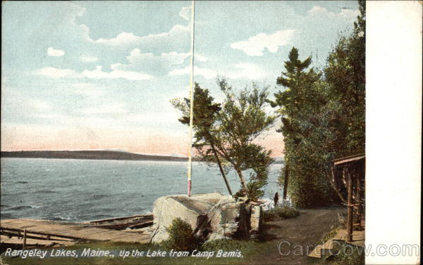 Rangeley Lakes, Maine, up the Lake From Camp Bemis