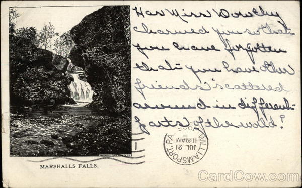 Marshalls Falls Marshalls Creek Pennsylvania