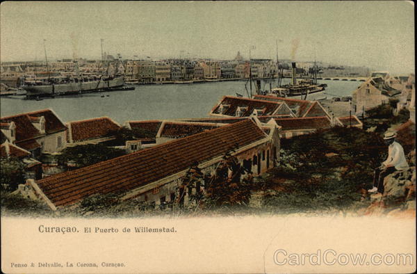 El Puerto de Willemstad Curacao Caribbean Islands