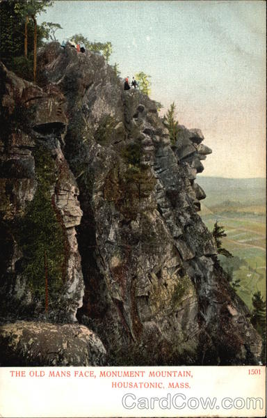 The Old Man's Face, Monument Mountain Housatonic Massachusetts