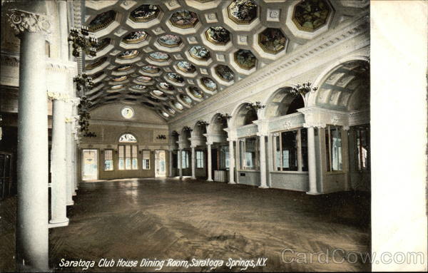 Saratoga Club House Dining Room Saratoga Springs New York