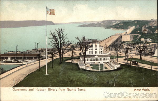 Claremont and Hudson River from Grants Tomb New York