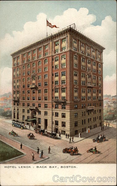 Hotel Lenox, Back Bay Boston Massachusetts