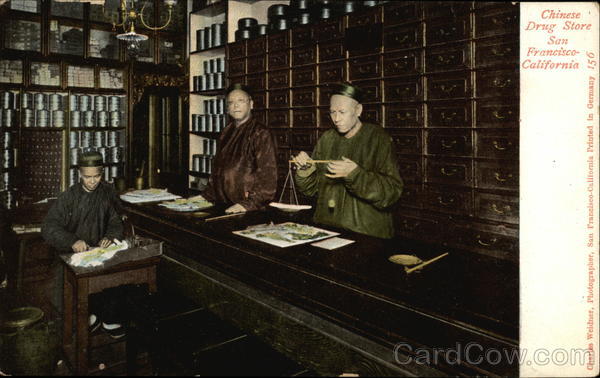 Chinese Drug Store San Francisco California