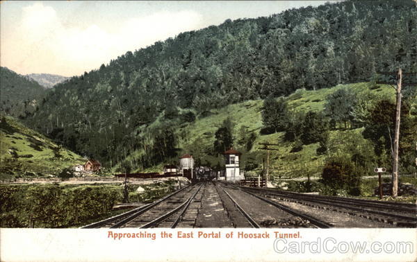 Approaching the East Portal of Hoosack Tunnel Railroad (Scenic)