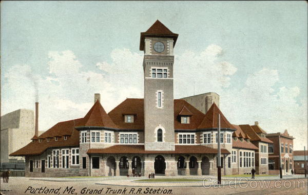 Grand Trunk R.R. Station Portland Maine