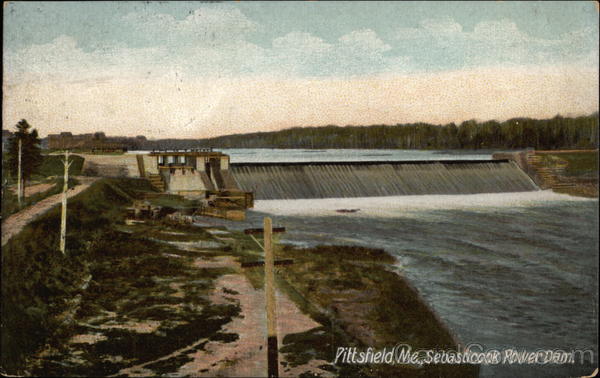 Sebasticook Power Dam Pittsfield Maine