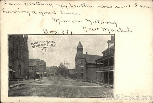Main Street North Newmarket New Hampshire