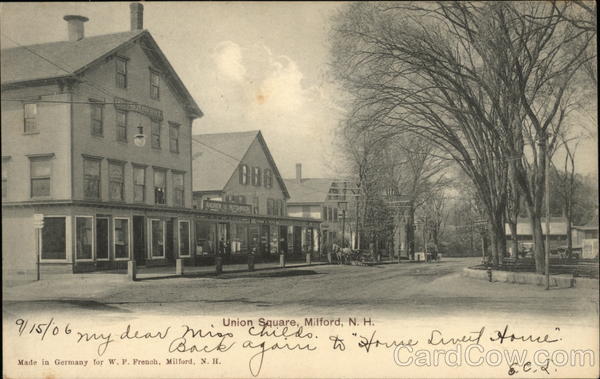 Union Square Milford New Hampshire