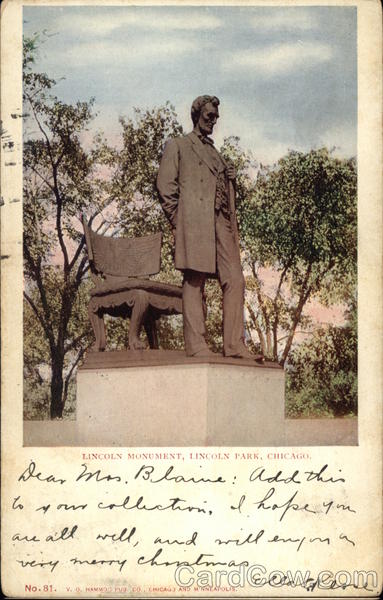 Lincoln Monument, Lincoln Park Chicago Illinois