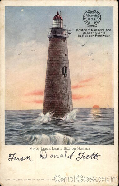 Minot Ledge Light, Boston Harbor Massachusetts