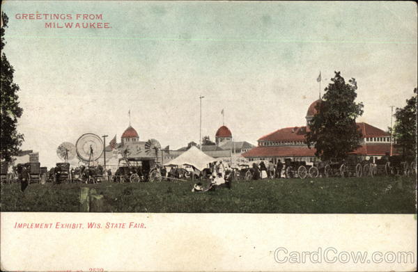 Implement Exhibit, Wis. State Fair Milwaukee Wisconsin