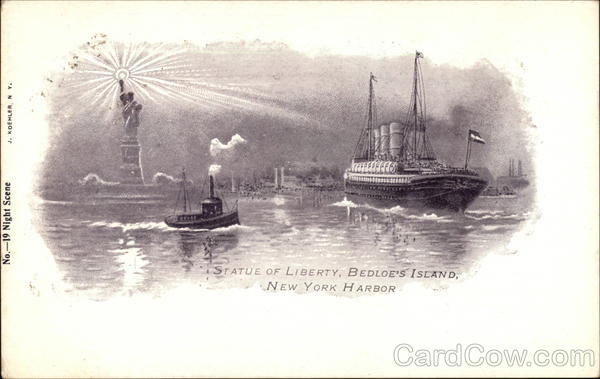 Statue of Liberty, Bedloe's Island New York