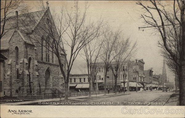 Congregational Church, E. State Street Ann Arbor Michigan