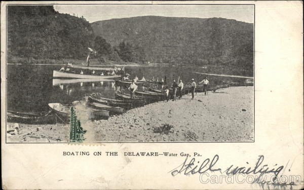 Boating on the Delaware Water Gap Pennsylvania