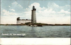 Ram Island Light Postcard