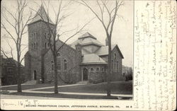 Second Presbyterian Church, Jefferson Avenue Scranton, PA Postcard Postcard