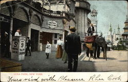 Luna Park Postcard
