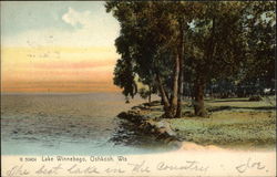 Lake Winnebago Oshkosh, WI Postcard Postcard