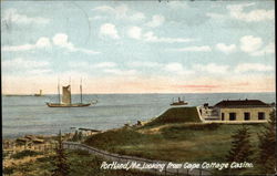 View from Cape Cottage Casino Postcard