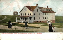 The Buckminster Good WIll Farm Hotel for Teachers Fairfield, ME Postcard Postcard