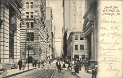 Fourth Ave. and Wood St Postcard
