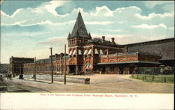 New York Central and Hudson River Railroad Depot Postcard