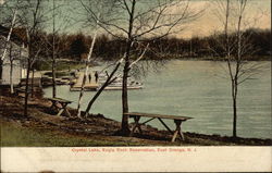 Crystal Lake, Eagle Rock Reservation East Orange, NJ Postcard Postcard
