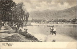 Lake Scene, Lagoon Postcard