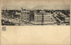 Bird's Eye View of Town Ogden, UT Postcard Postcard