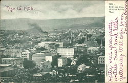 Bird's Eye View of North Adams, Mass Postcard