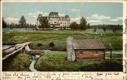 The Rexmere and Golf Links, in the Catskill Mountains Stamford, NY Postcard Postcard