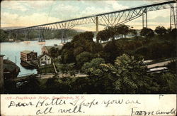 Poughkeepsiew Bridge Postcard