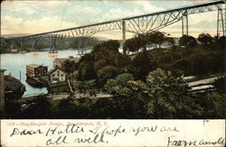 Poughkeepsiew Bridge New York Postcard Postcard