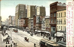 Main Street Buffalo, NY Postcard Postcard