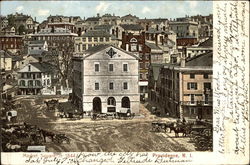 Market Square in 1844 Postcard