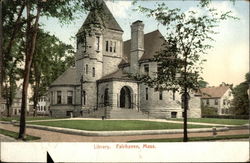 Library Fairhaven, MA Postcard Postcard