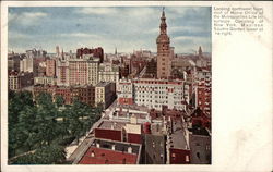 Looking Northwest from Roof of Home Office of the Metropolitan Life Insurance Co. of New York Postcard