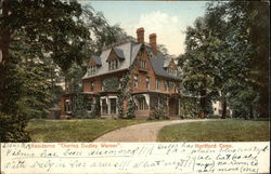 Residence - Charles Dudley Warner Postcard
