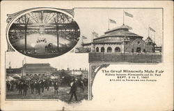 The Great Minnesota State Fair Midway Between Minneapolis and St. Paul Postcard